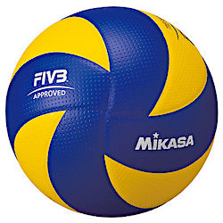 Mikasa MVA200 Volleyball Indoor Olympic Game Official Ball Size 5 Blue/Yellow 