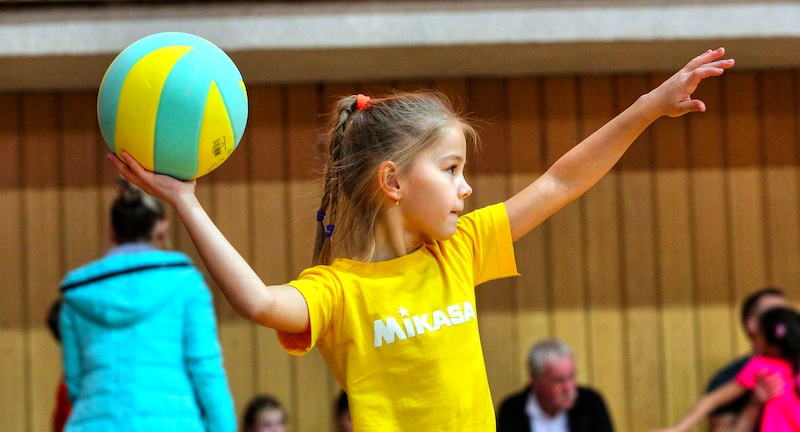 mini volleyball course