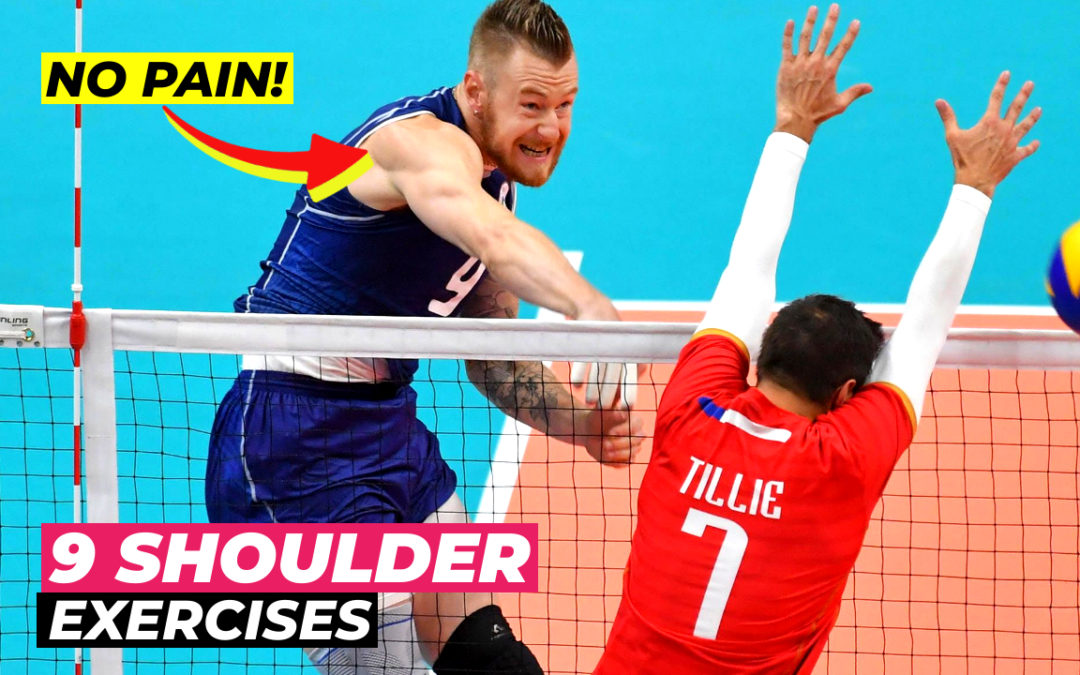 9 Shoulder Exercises | No More Pain in Volleyball (+ Superset)